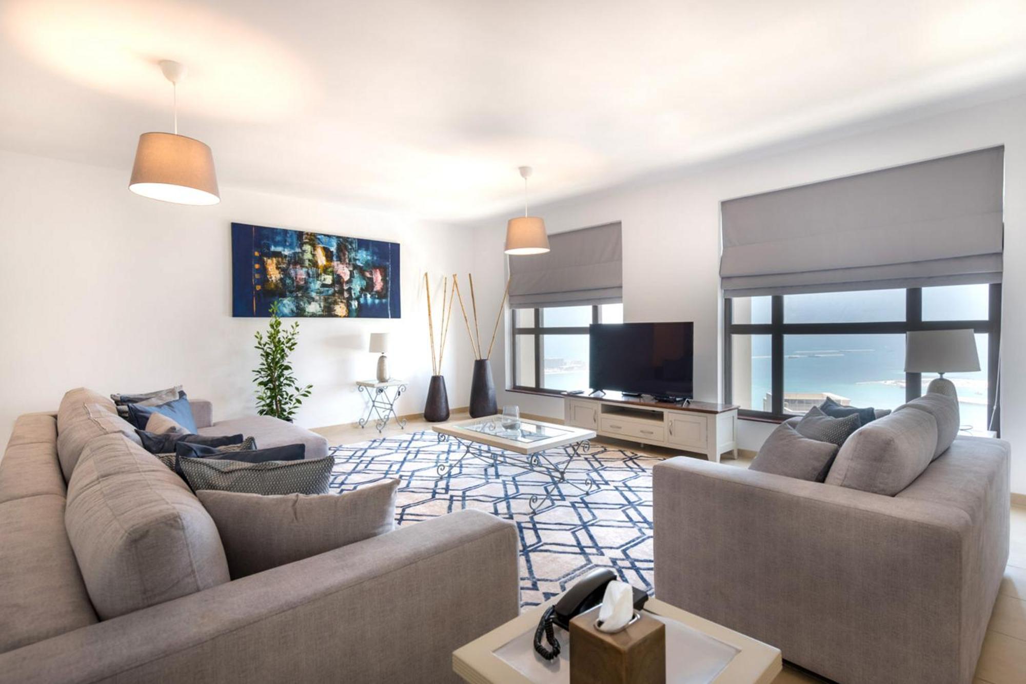 Sea View+Marina View 4BR @Jumeirah Beach Residence Dubai Exterior foto